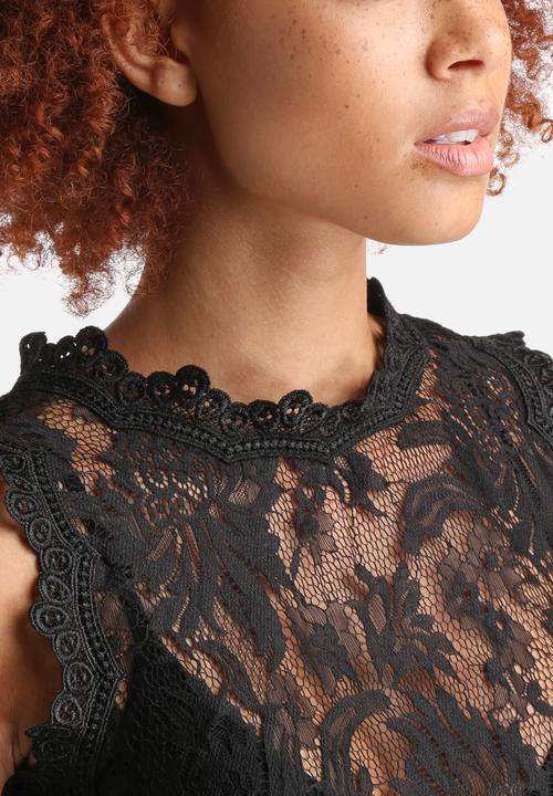 AX Paris - Crocheted Lace Top