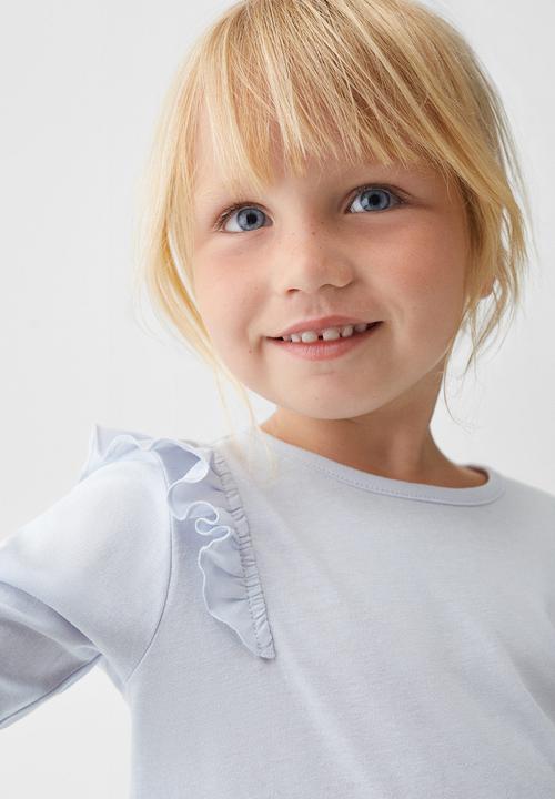 MANGO - T-shirt italy - sky-blue