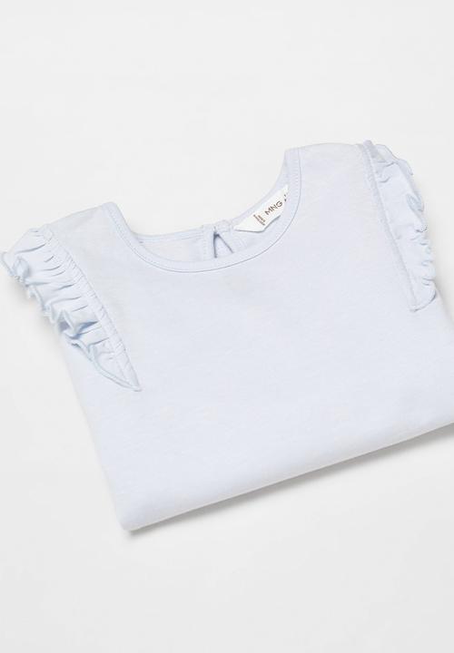MANGO - T-shirt italy - sky-blue