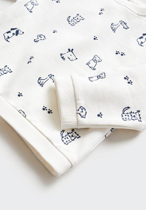 MANGO - Sweatshirt doggy - offwhite
