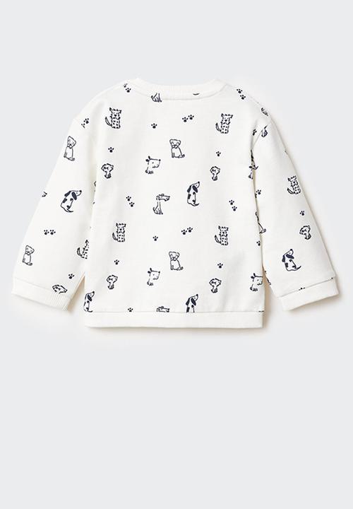 MANGO - Sweatshirt doggy - offwhite