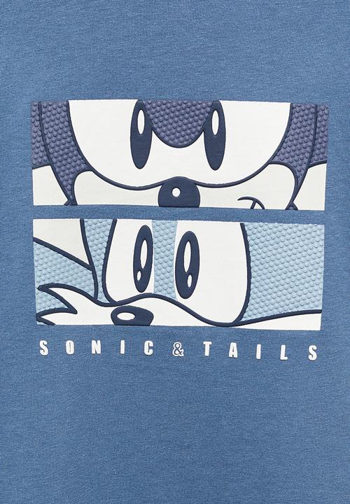 MANGO - T-shirt tails - blue
