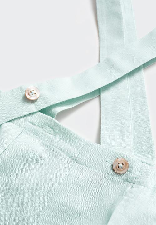 MANGO - Shorts tomas - pastel green
