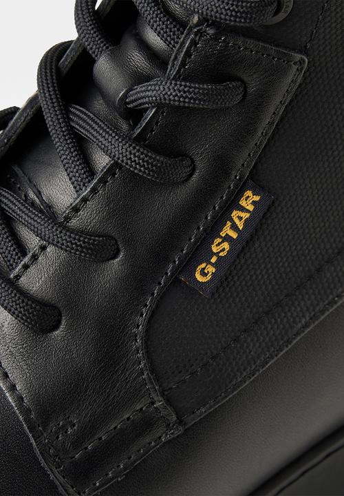 G-STAR - Millery mid lea m - black