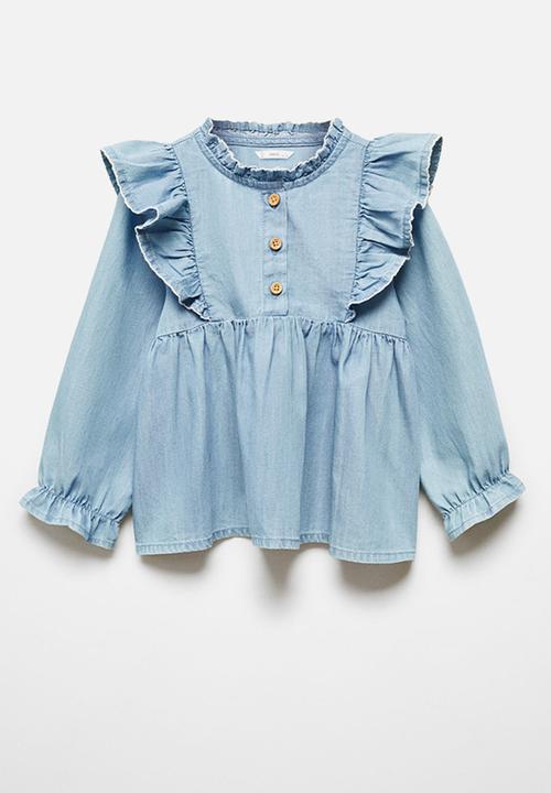 MANGO - Shirt andreab - medium blue