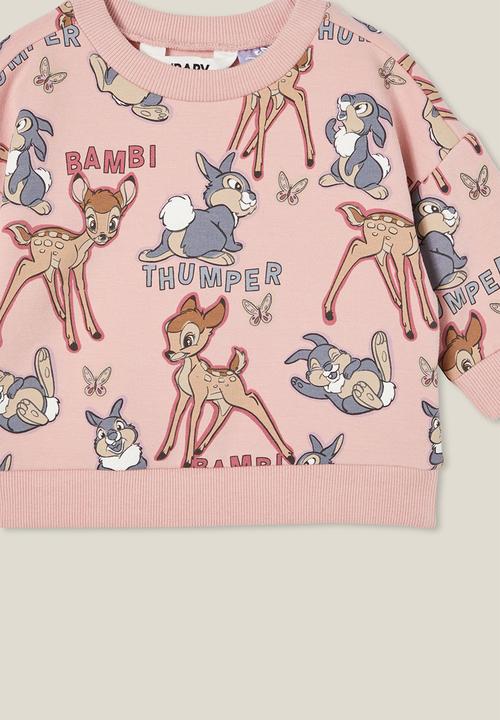 Cotton On - Alma drop shoulder sweater lcn - lcn dis zephyr/bambi