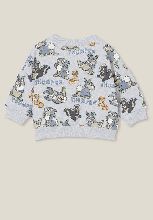 Cotton On - Alma drop shoulder sweater lcn - lcn dis cloud marle/thumper