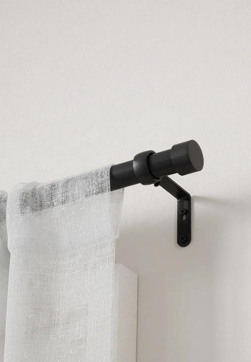 Umbra - Cappa Expandable Single Curtain Rod 305-457cm - black