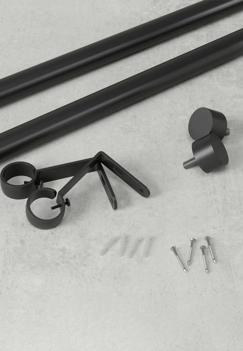 Umbra - Cappa Expandable Single Curtain Rod 305-457cm - black