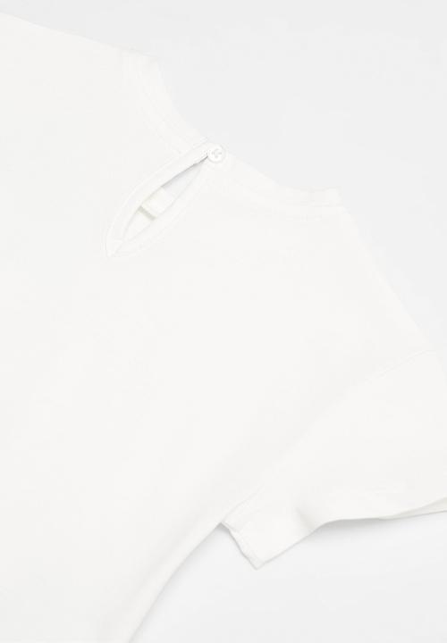 MANGO - T-shirt ramo - offwhite