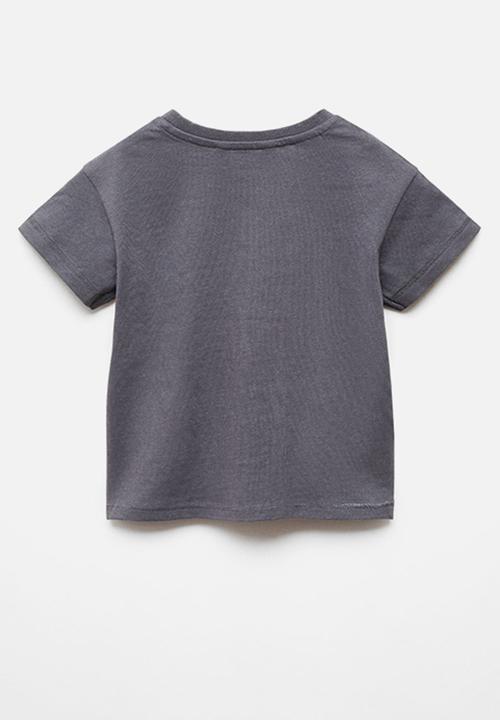 MANGO - T-shirt feria2 - charcoal