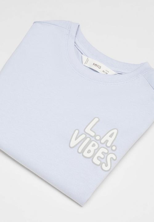 MANGO - T-shirt lavibes - sky-blue