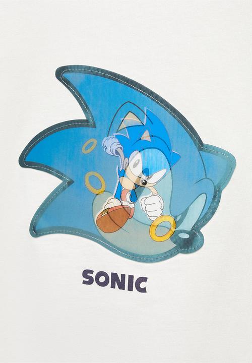 MANGO - T-shirt soniclen - offwhite