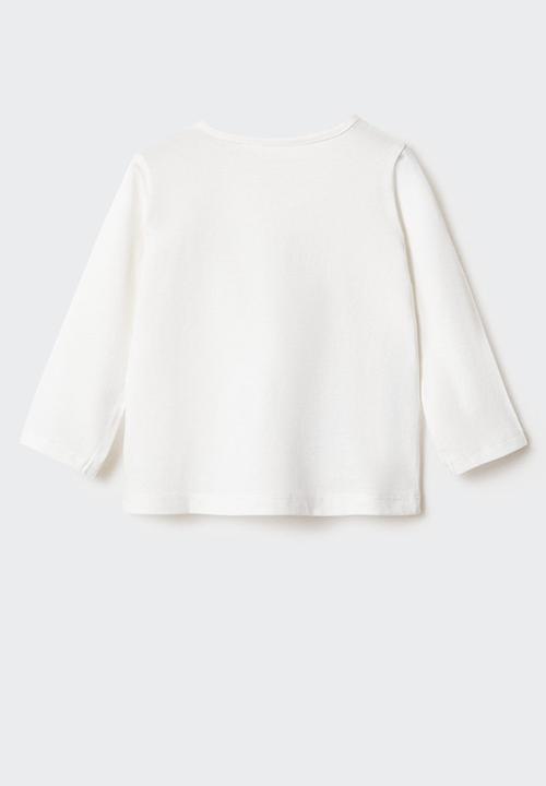 MANGO - T-shirt dudes - offwhite