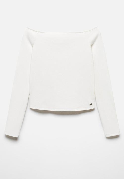MANGO - T-shirt tami - white
