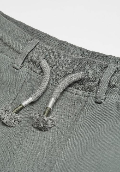 MANGO - Trousers mitre - green