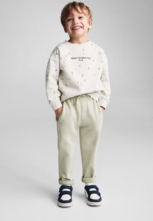 MANGO - Trousers ramon - green