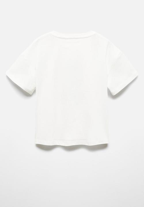 MANGO - T-shirt ohla - offwhite