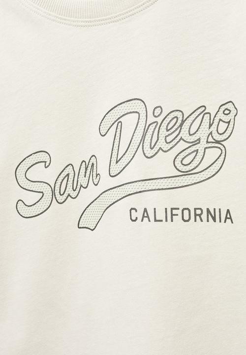 MANGO - T-shirt diego - sand