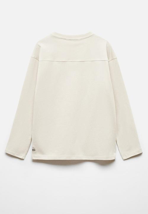 MANGO - T-shirt diego - sand
