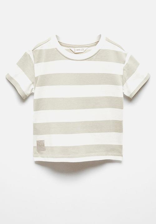 MANGO - T-shirt funnyst - green