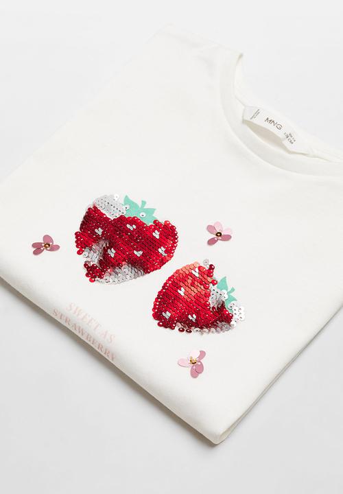 MANGO - T-shirt magical - offwhite
