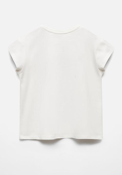 MANGO - T-shirt magical - offwhite