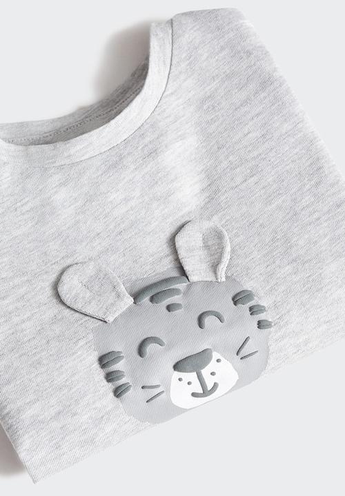 MANGO - T-shirt tica - medium grey
