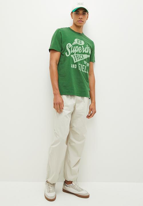 Superdry. - College scripted graphic tee - green