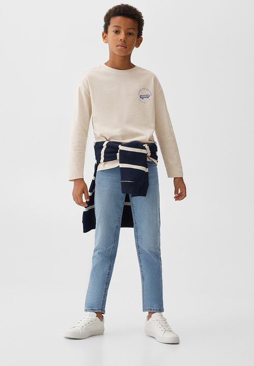 MANGO - T-shirt strive - sand