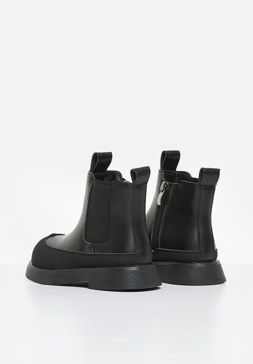 Pop Candy - Platform chelsea boots - black