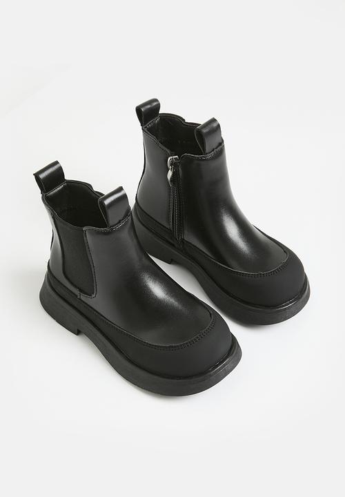 Pop Candy - Platform chelsea boots - black