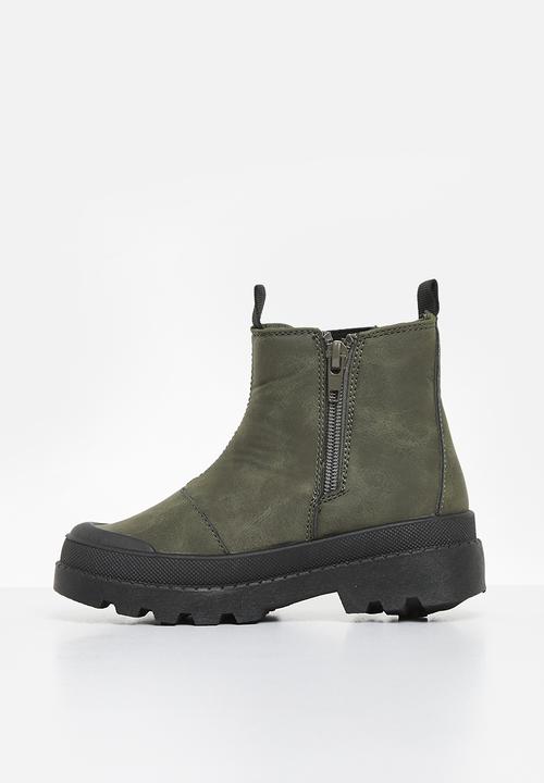 Pop Candy - Boot - olive