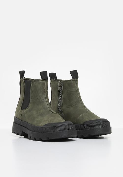 Pop Candy - Boot - olive