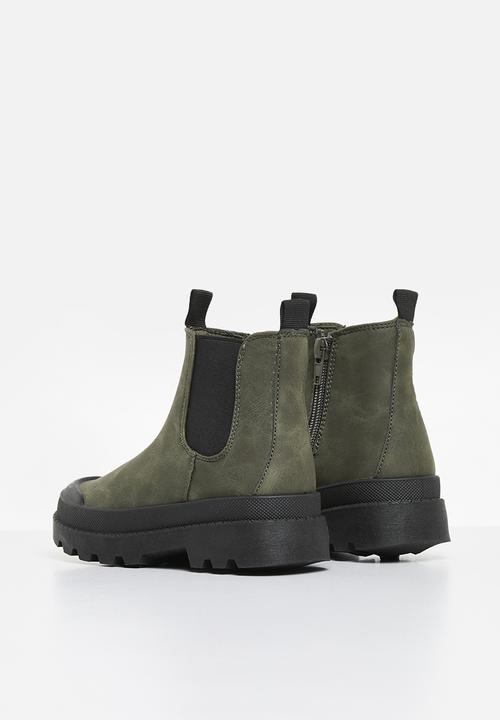 Pop Candy - Boot - olive
