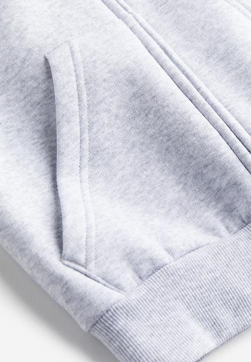 H&M - Oversized zip-through hoodie - grey