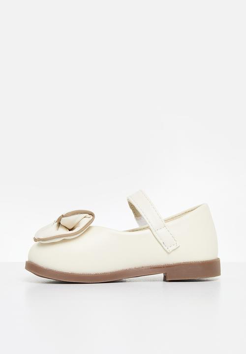 Pop Candy - Bow décor mary janes - beige