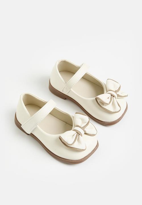 Pop Candy - Bow décor mary janes - beige