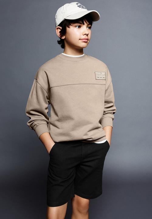 MANGO - Sweatshirt trip - light-brown
