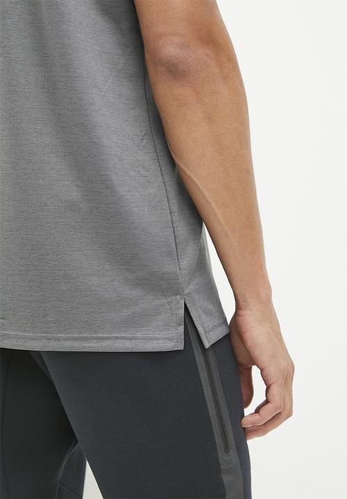 Nike - Miler  Dri-FIT UV Short-Sleeve Running Top - grey fog