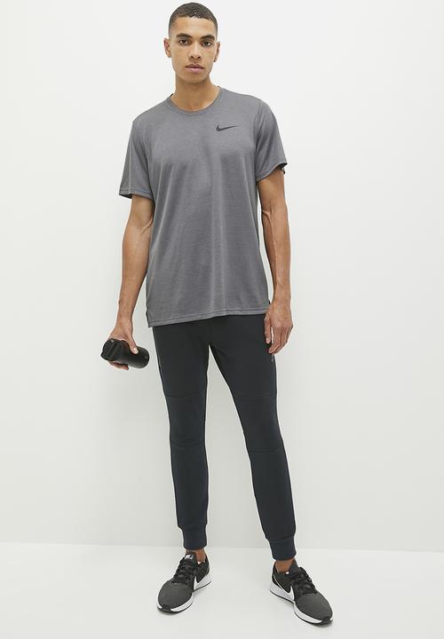 Nike - Miler  Dri-FIT UV Short-Sleeve Running Top - grey fog