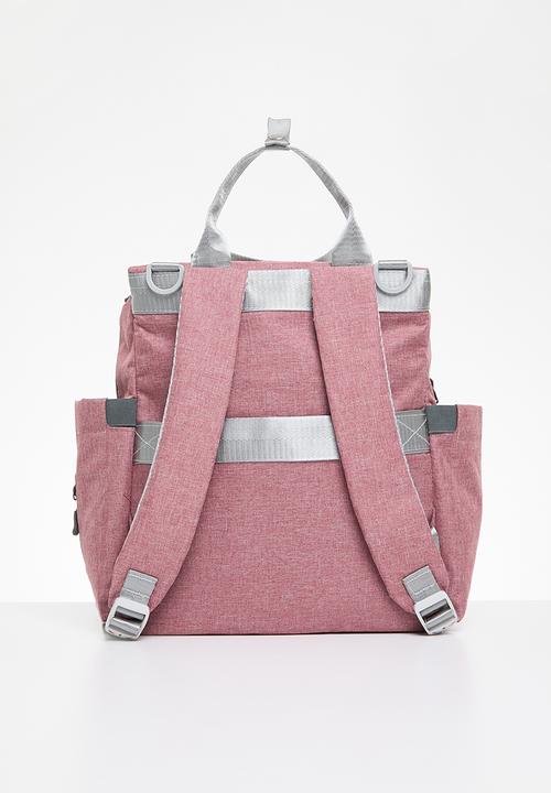 Pop Candy - Quilted nappy bag - dusty pink