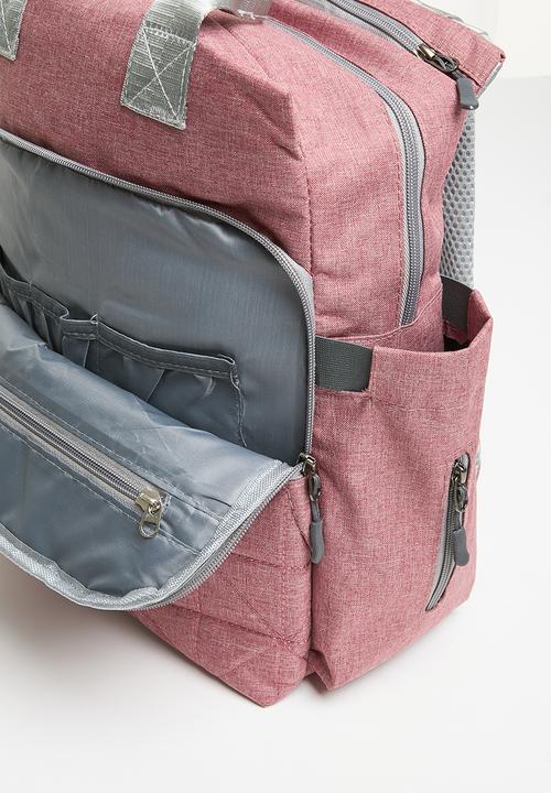 Pop Candy - Quilted nappy bag - dusty pink