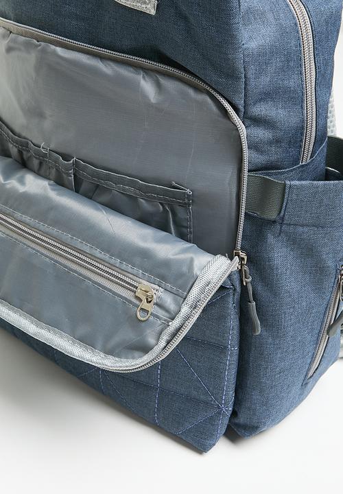 Pop Candy - Quilted nappy bag - blue