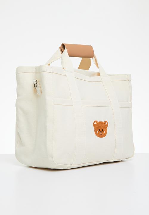 Pop Candy - Nappy tote bag - white