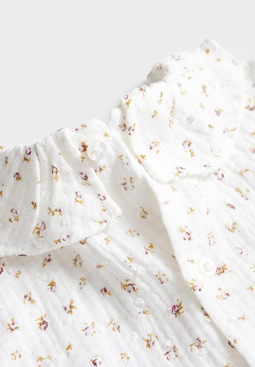 MANGO - Blouse rosi - offwhite