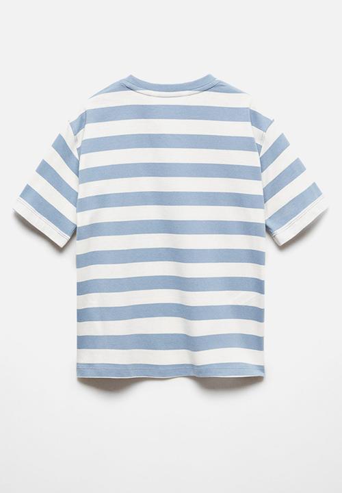 MANGO - T-shirt apolo - sky-blue