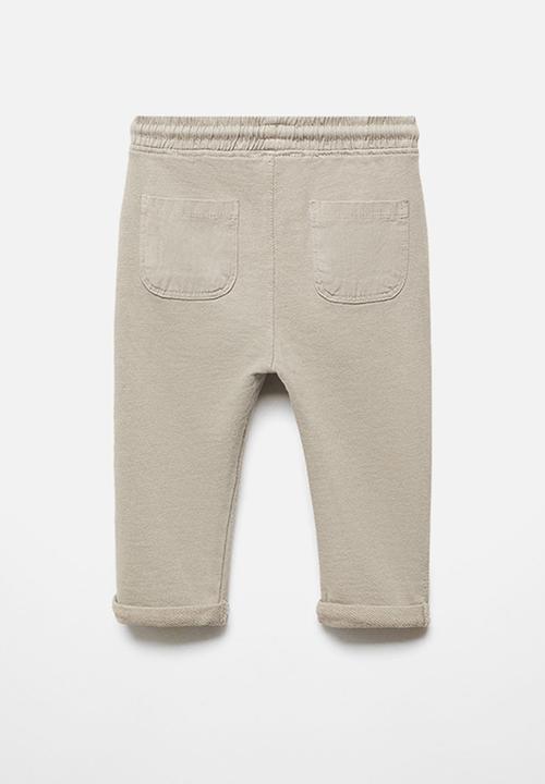 MANGO - Trousers ramon - light-brown