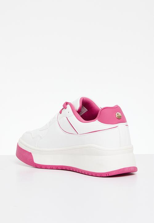 SISSY BOY - Fine lines sneaker - white/pink