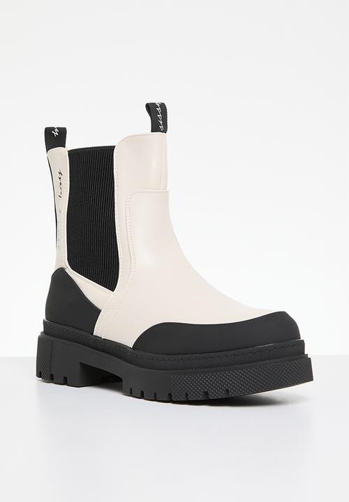SISSY BOY - Demi chelsea boot - stone